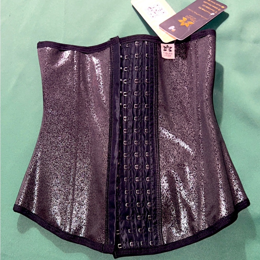 Tributo latex 2x Small waist trainer short Torso new with tags